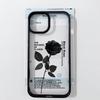 Винтажный чехол для телефона с черной розой для IPhone 17 1615 14 13 12 11 Pro MAX 17Air XR 8Plus Y2K Girl Жесткий Прозрачный Жесткий Чехол Fundas