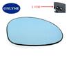 Car Wide Angle Heated 4 P / 2 P Blue Mirror Glass For Bmw Series 1 , 3  E90 E91 E92 E93 E87 E88 E46 2004 05 06 07 08 09