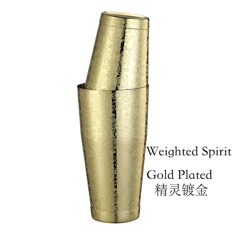 Шейкер для коктейлей Boston Shaker: Набор из 2 предметов: Профессиональный шейкер для коктейлей для бармена на 18 унций и 25 унций.