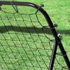 Soccer Rebounder Net with 20 Elastic Ropes Kickback Football Practice Net Target Goal Rebound Net Beginner Training Aid