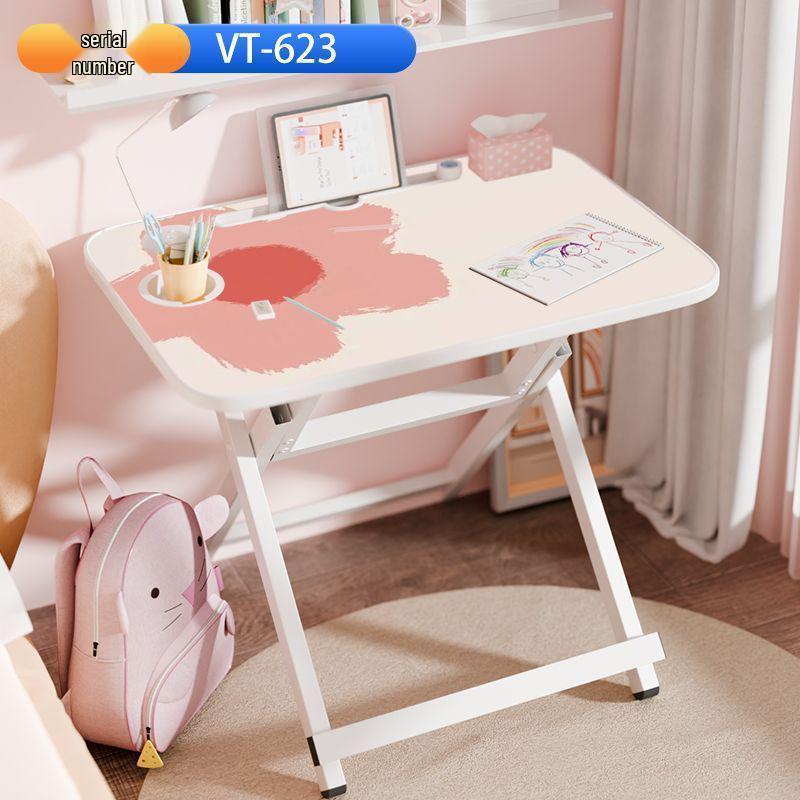 Детский портативный многофункциональный складной стол для учебы и набор стульев - Не требует установки