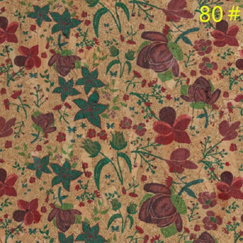 90*135 см 0,5 мм натуральная пробковая синтетическая кожаная ткань с рисунком под дерево, цветочная печать, искусственная ткань для фона, сумочка, обувь, декор своими руками