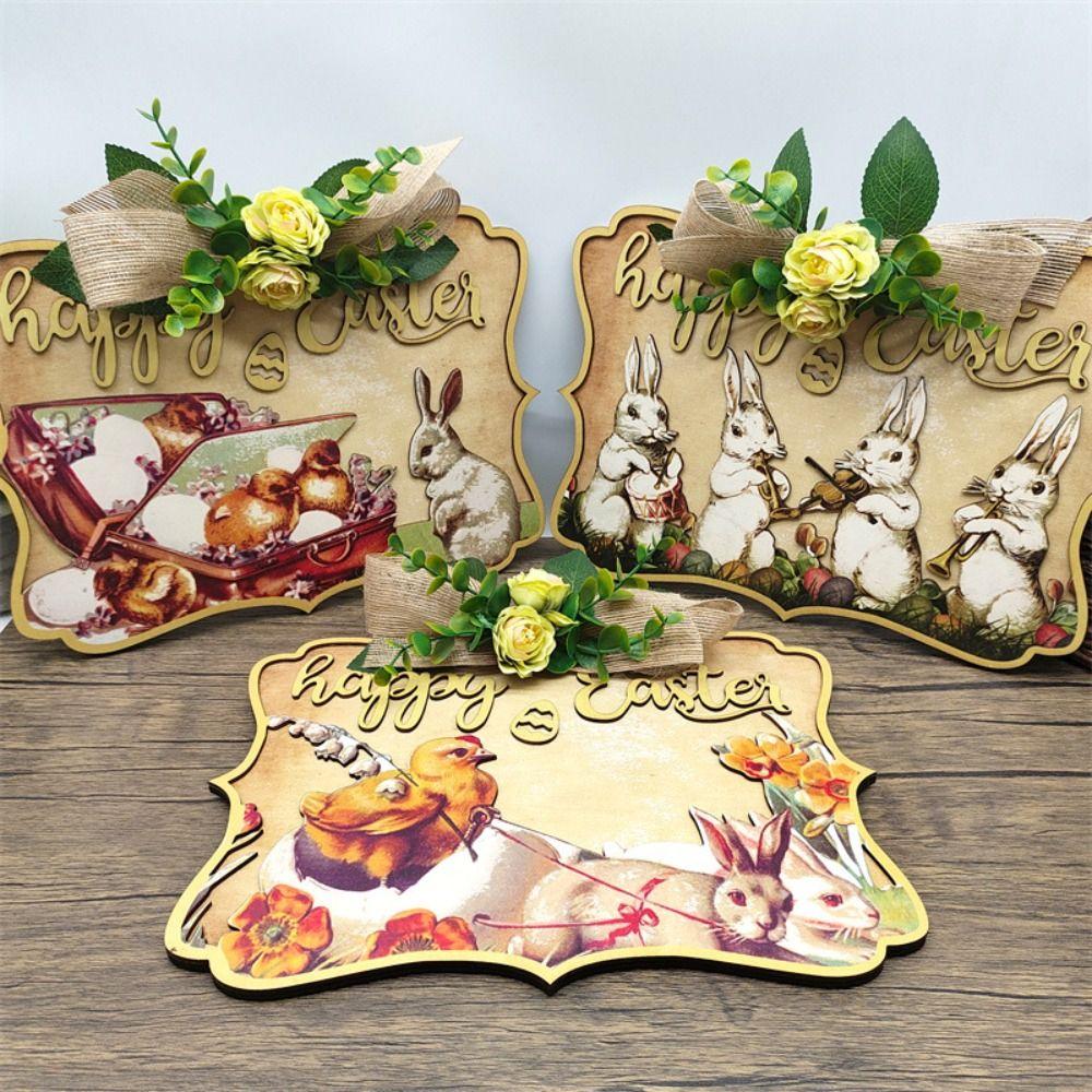 Three-dimensional Easter Decoration Hanging Creative Wall Hanging Pendant Door Hanging Balcony