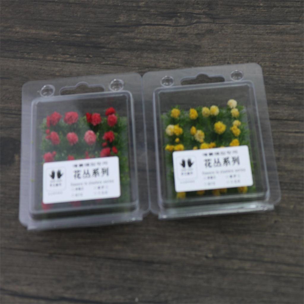 Micro Landscape Flower Cluster Miniature Garden Model Miniature Mastiff DIY Mini