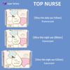 TOP NURSE Ultra-Thin Cotton Menstrual Pads: Skin-Friendly, Day & Night Use, 245/290/420mm.