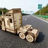 Сделай сам Американский Грузовик, 3D Деревянная Пазл-Конструктор, Набор для Рукоделия, Ручная Сборка Модели, Интерактивное Занятие, Украшение Стола, Подарок на День Рождения или Рождество