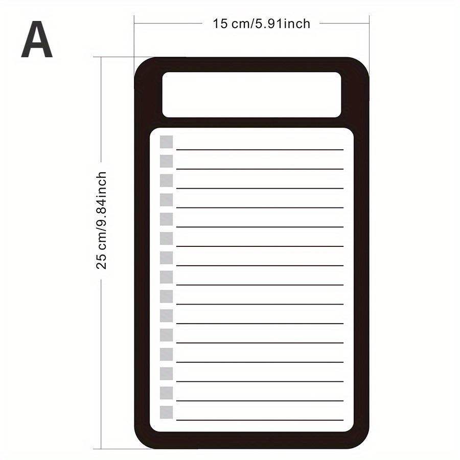 1 шт. стираемые блокноты для заметок кухонные магнитные наклейки на холодильник