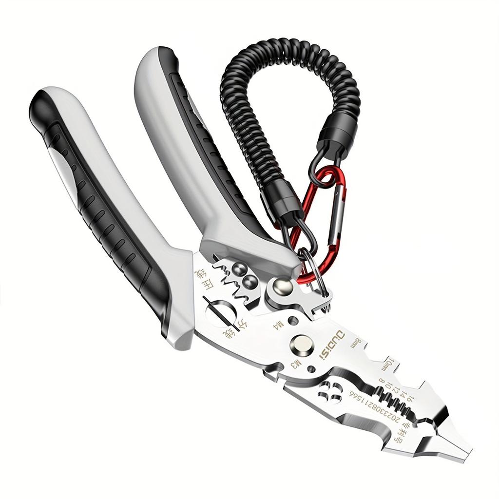 12 в 1 инструмент для зачистки проводов многофункциональные кусачки инструмент используется для ремонта бытовой техники, резки проводов электрика, обжима, намотки