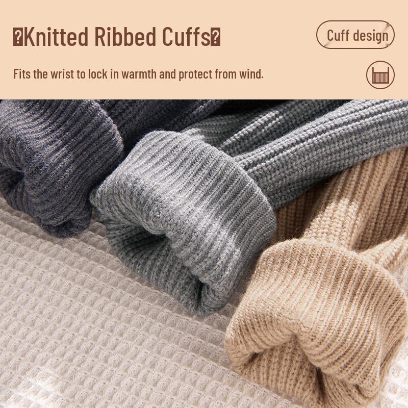 VANCL Men's American Retro Henley Neck Knitted Sweater