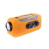 Emergency Solar Radio with LED Flashlight SOS Alarm Compact Design Portable Rechargeable Hand Crank AM/FM Radio