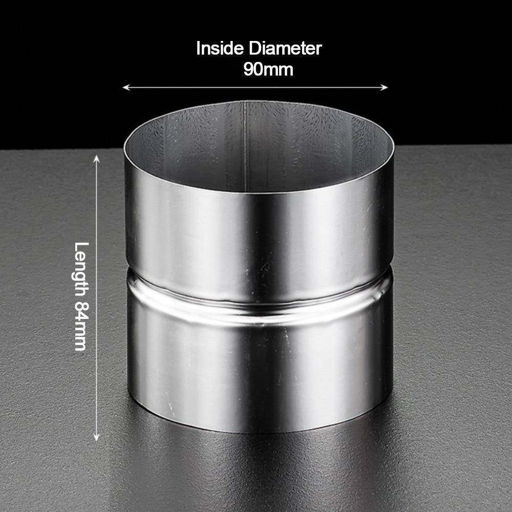 Новый фитинг для труб из нержавеющей стали, круглый прямой, серебристый переходник для труб