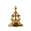 New Plastic Sleeva Cross Saint Thomas Christian Holy Crosses Statue, 11 Cm X 7.5 Cm X 5 Cm, Gold, 1 Piece