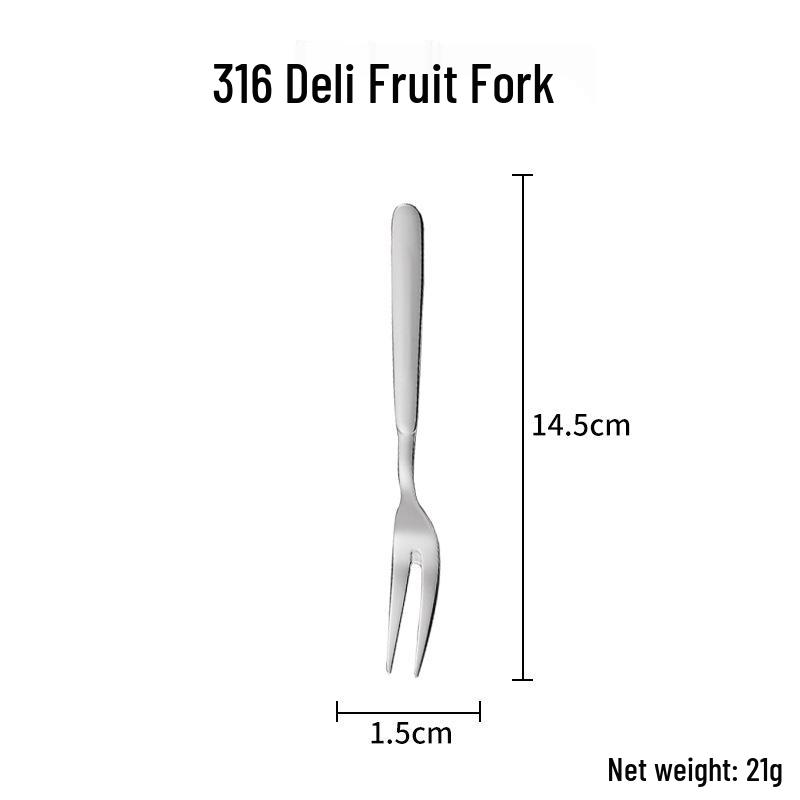 Набор столовых приборов из нержавеющей стали 316: Суповая ложка, Фруктовая вилка, Половник, Скребок для западной кухни