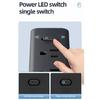 Slim Power Strips With 9Outlets 3 USB 2 USB C Port Surge Protectors Flat Plugs For Home Office Travel Charging Needs