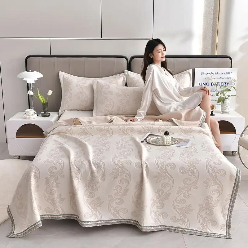 Одеяла, хлопковое летнее одеяло, мягкое одеяло, постельное белье, супермягкое покрывало с наволочкой, летнее одеяло, покрывало королевского размера