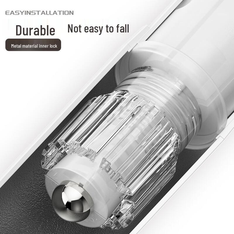 Gaobei 33mm No-Drill L-shaped Telescopic Shower Curtain Rod