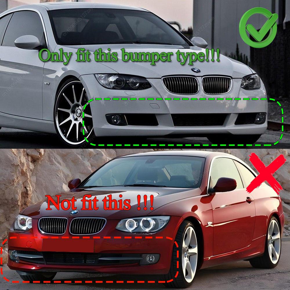 Front Bumper Lip Spoiler Splitter Diffuser For BMW 3 Series E92 E93 320i 320d 330i 330d 335i 2006-2009 Pre-LCI Bodykits Tuning
