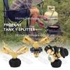 Outdoor Camping Hiking Stove Adaptor Propane Tank Y-Splitter Adapter Two Furnace Connector Way LPG Adapter Tee Connector