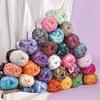 3-Strand Gradient Milk-Cotton Yarn For Hand Knitting Blending Knit Yarn Crochet Scarf Hat DIY Line Handmade Sewing Accessories