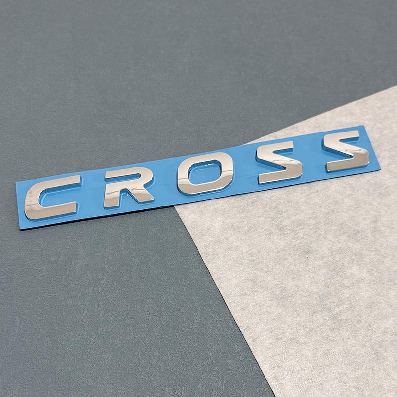 ABS Car Body Side Sticker Emblem Badge for Mitsubishi XPANDER CROSS Auto Rear Trunk Decal Exterior Accessories LK2