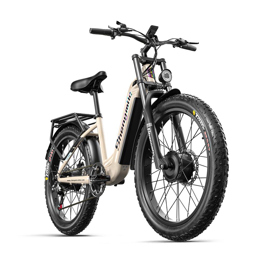 Electric Bicycle Shengmilo S700 2000W Dual Motor 48V17.5AH 26*3.0 Inch Wide Tire Snow MTB Electric Bike