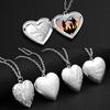 Photo Necklace Romantic Love Photo Frames Memorial Locket Necklace Women Jewelry