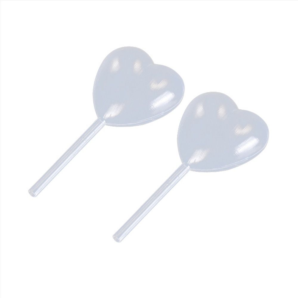 50pcs 4ml Transparent Liquid Dropper Heart Shape Pasteur Pipette Liquid Injector Holiday Decoration