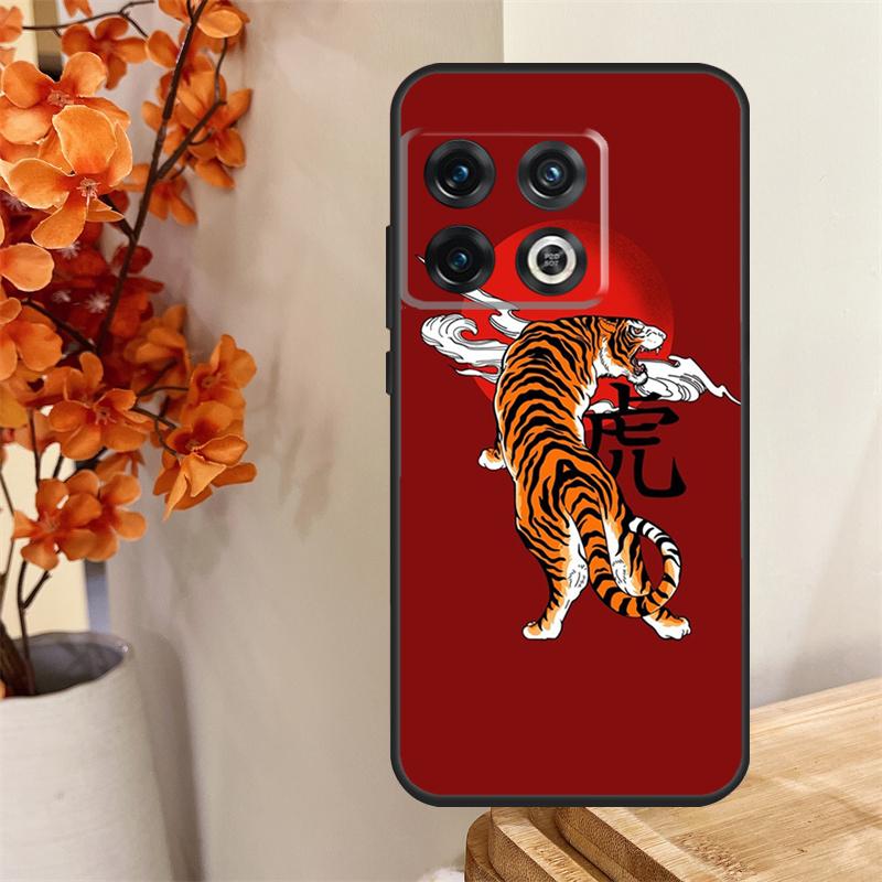 Japanese Tiger Funda For OnePlus 13 13R 12 12R 11 10 Pro 8T 10T OnePlus Nord 4 CE 2 3 Lite N10 N20 N30 Case