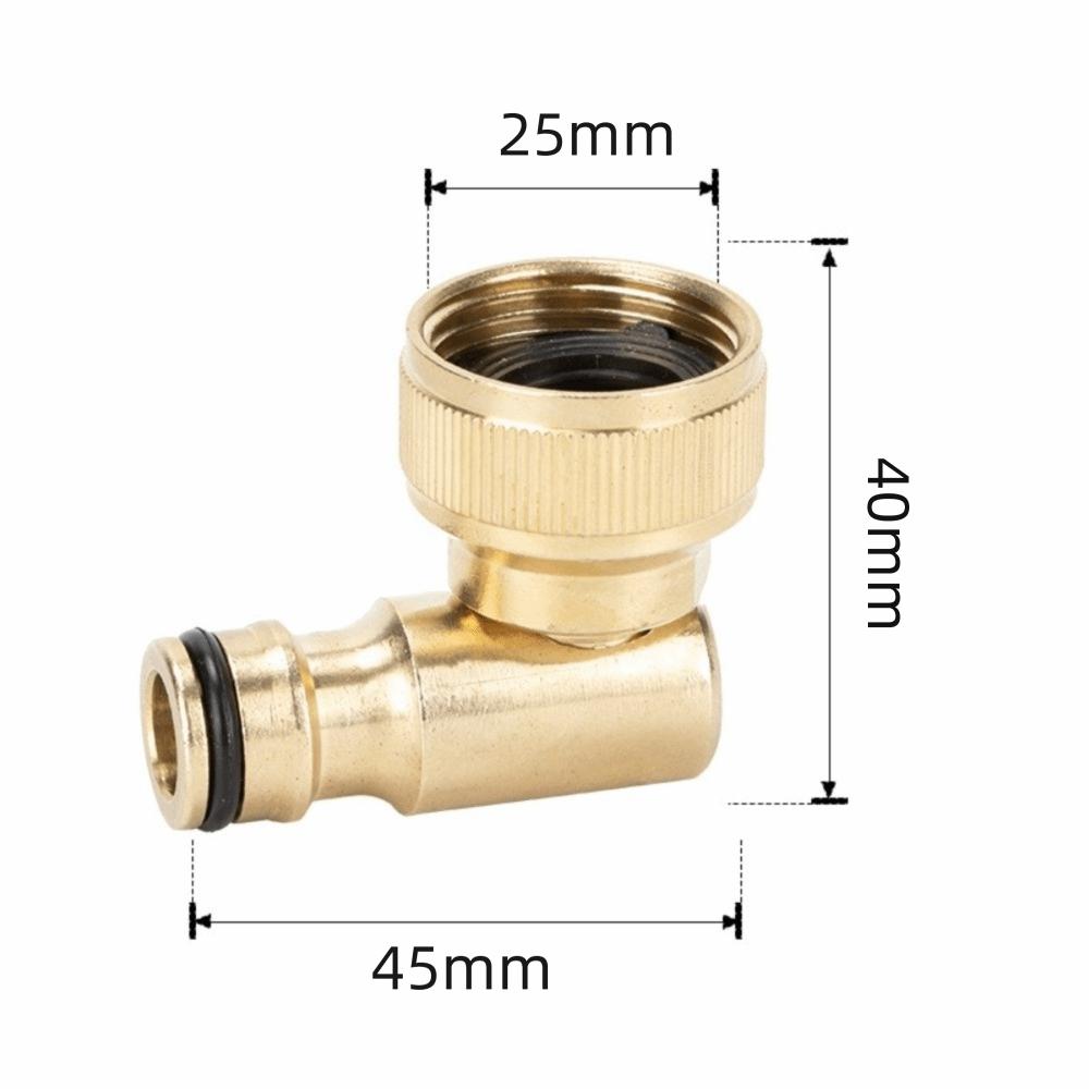 3/4" Swivel Elbow Converter 90 Degree Watering Connector Garden Hose Connector Outdoor Irrigation