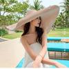oversized sun hat giant hat Sanya travel vacation seaside photo shading Internet celebrity hat sun protection versatile