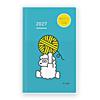 Планер KOKUYO Jibun Techo DAYs mini 2027 Месячный Ежедневный A5 Slim B6 Slim Начало Январь 2027 - Синий