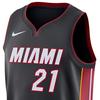 Nike Icon Edition NBA Team limited Jersey SW Fan Edition Miami Heat 21 Black Men's 864487-010