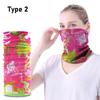 Shield Mask Magic Neck Scarf Bandana Printing Cycling Scarfs  Outdoor Climbing Hiking