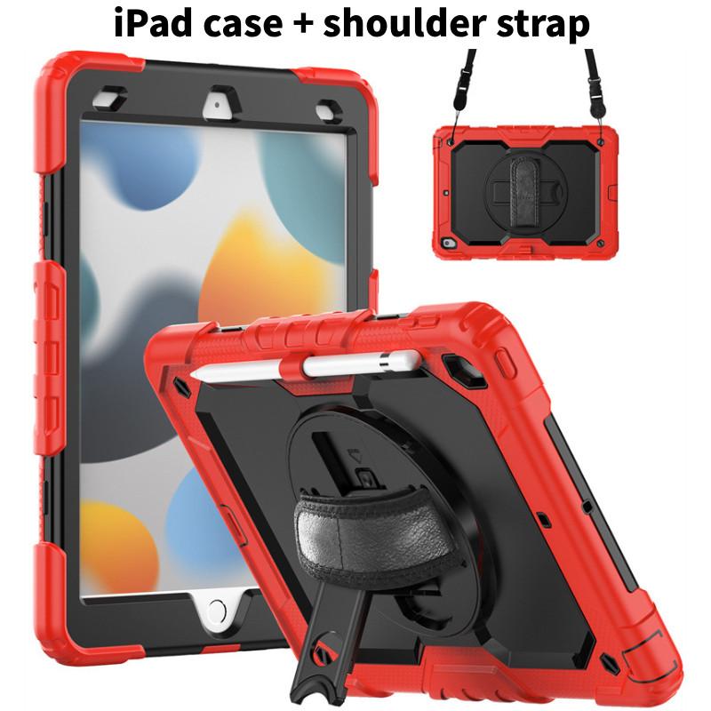 For Ipad Air 11 Shockproof Silicone Case With Adjustable Pc Stand For Heavyduty Protection