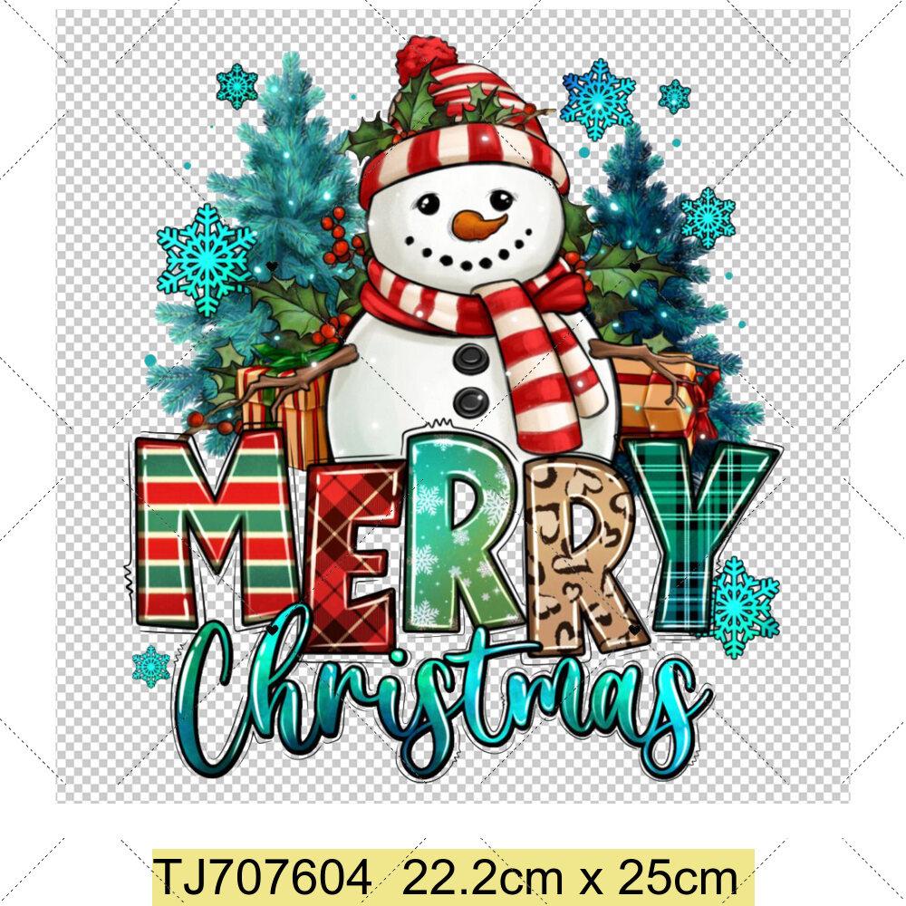 Hot Christmas Iron on Patches Santa Claus Patch Diy Accessory Hoodies Jeans Arts Crafts Ironing Heat Transfer Stickers Patches
