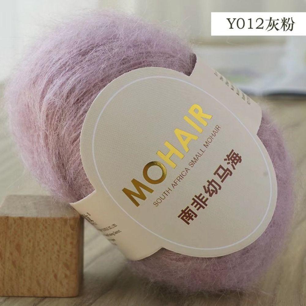 Высококачественная пряжа для вязания крючком из мохера 0,8 мм, тонкая линия для вязания свитера, шарфа, шапки, одеяла