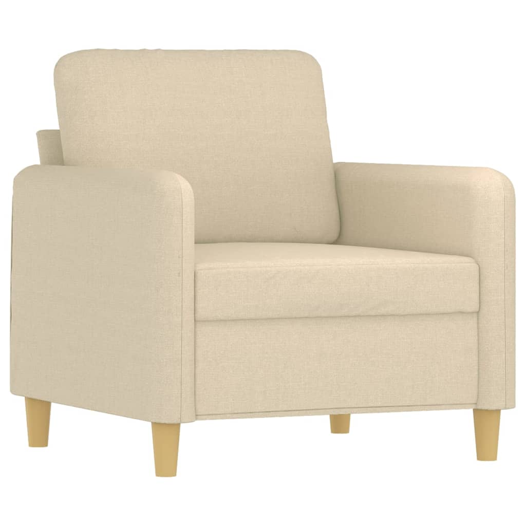 Cream Armchair 60 cm Fabric