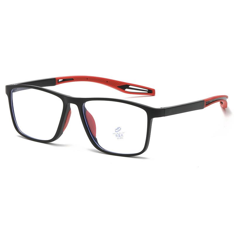 Fashion Sports Blue Light Blocking Glasses Women Square Flexible Optics Myopia Glasses Computer Gaming Eyewear Men