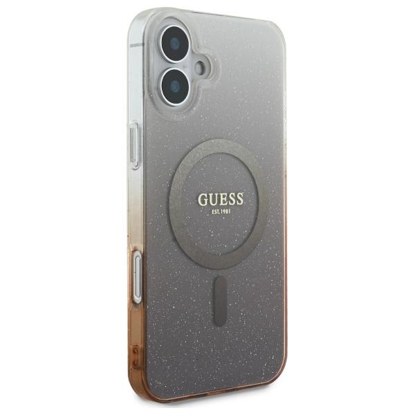 Guess Guhmp16Mhgrcelw Iphone 16 Plus6.7 Brązowy/Brown Hardcase Iml Glitter Gradient Magsafe
