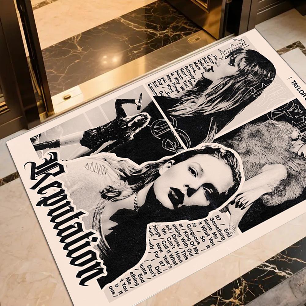 Taylor Swift Area Rug Suitable For Outdoor Entryway Decorate Room Balcony Antislip Carpet Office Home Decor Gift For Festivals