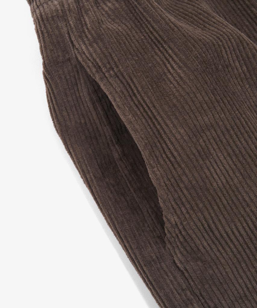 TOFFEE Corduroy Wide Elastic Pants (Brown)