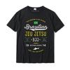 Рубашка Ocean Shark Jiu Jitsu для BJJ Jujitsu в подарок Новое поступление Мужские футболки Групповые топы Рубашка из хлопка Slim Fit
