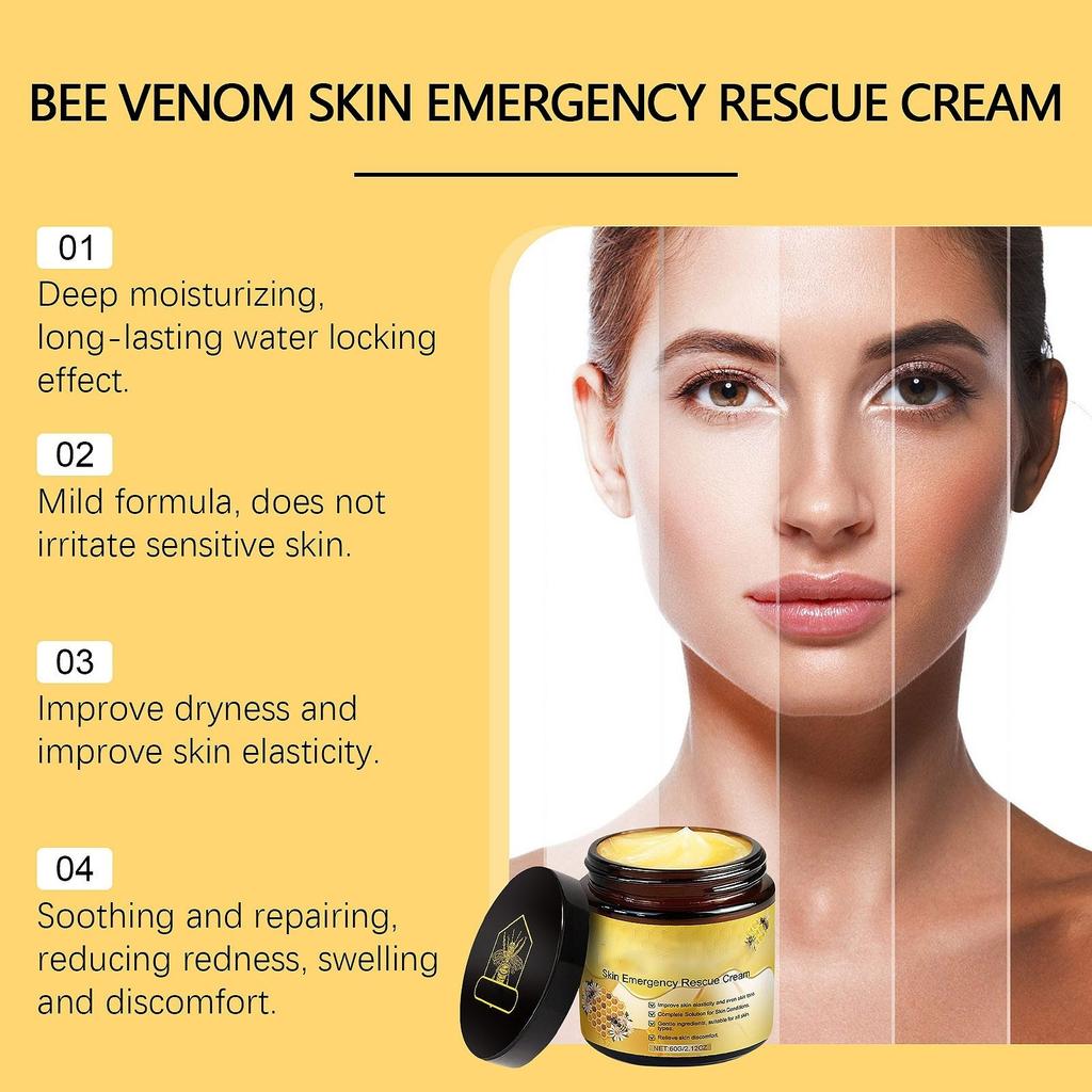 Крем для ухода за кожей улучшает состояние сухой кожи, увлажняет и используется для ежедневного массажа.