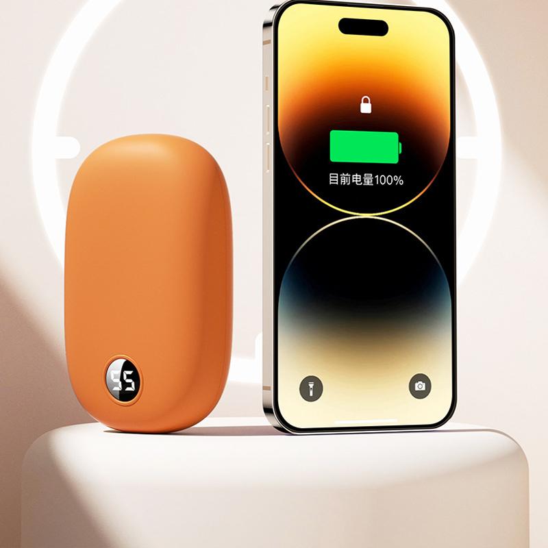 10000 мАч Грелка для рук с USB-зарядкой 2-в-1 Портативный Power Bank Зимний ручной электрический обогреватель для холодной погоды