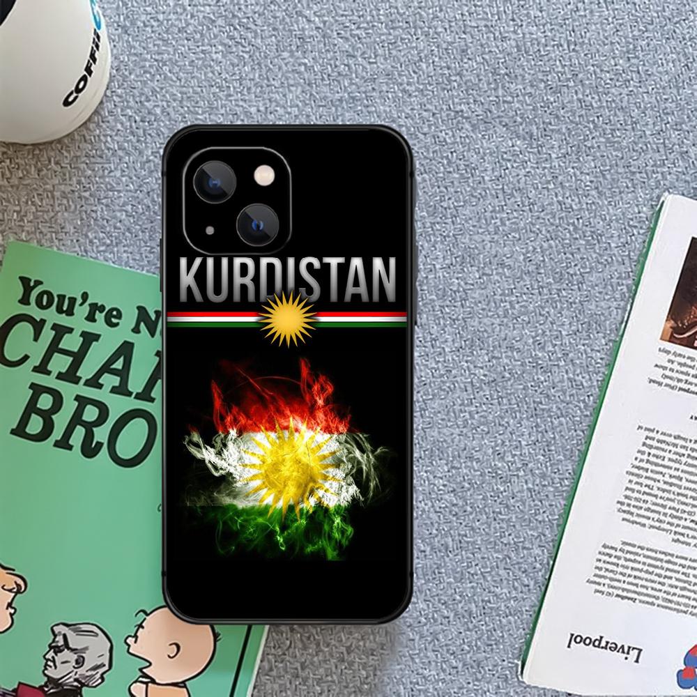 Чехол для телефона с курдским флагом Курдистана для iPhone Xiaomi Mi Samsung Galaxy Redmi Note AS 11 12 13 14 15 22 23 24 5G Pro Plus Max Fe Ultra
