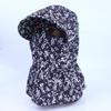 Floral Print Sun Hat for Maximum UV Protection with Face and Neck Flap for Outdoor Adventures