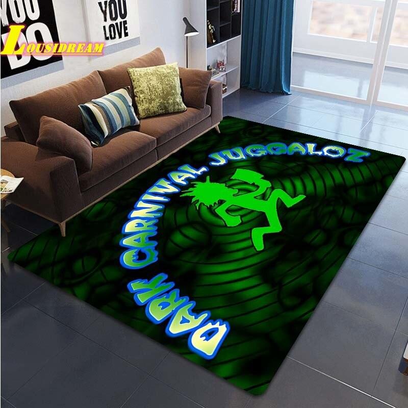 Коврик с принтом Crazy Clown Band Juggalo Band, ковер для гостиной, спальни, домашний декор, большой ковер, детский коврик для игр, коврик для ползания, коврик для йоги, коврик для пикника