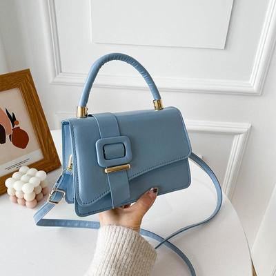 Сумка-кошелек через плечо Internet Celebrity Versatile Texture Handbag Корейская версия Простая и модная одно плечо Texture Small Square Bag