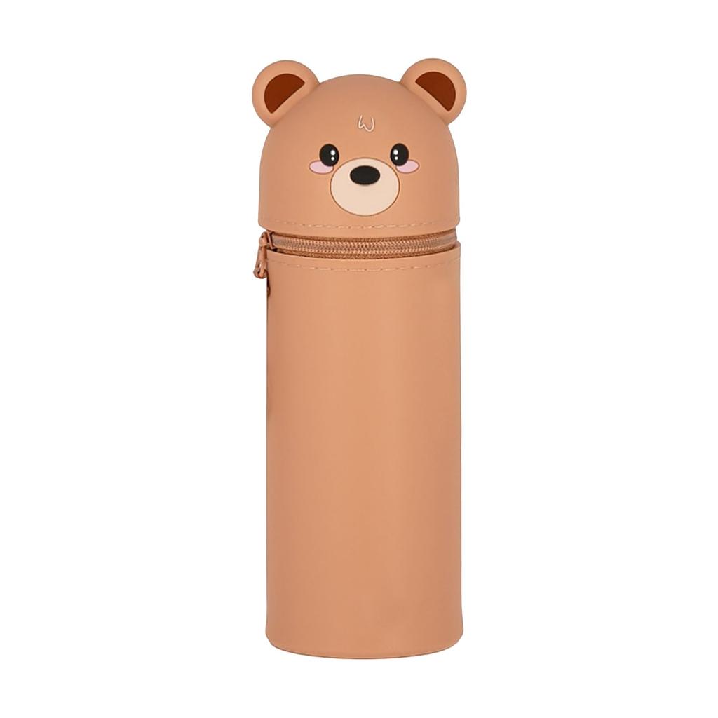 Silicone Pencil Bag Creative Retractable Stationery Pen Holder Student Pen Holder