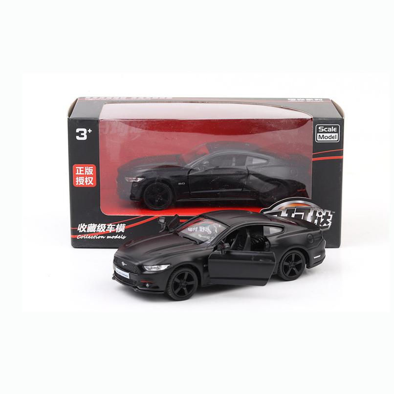 Масштаб 1/36 Mustang GT 2015, модель автомобиля для литья под давлением, игрушечный автомобиль из цинкового сплава для детей, транспортные средства с откатным механизмом, игрушечный автомобиль для малышей, подарок для мальчиков и девочек
